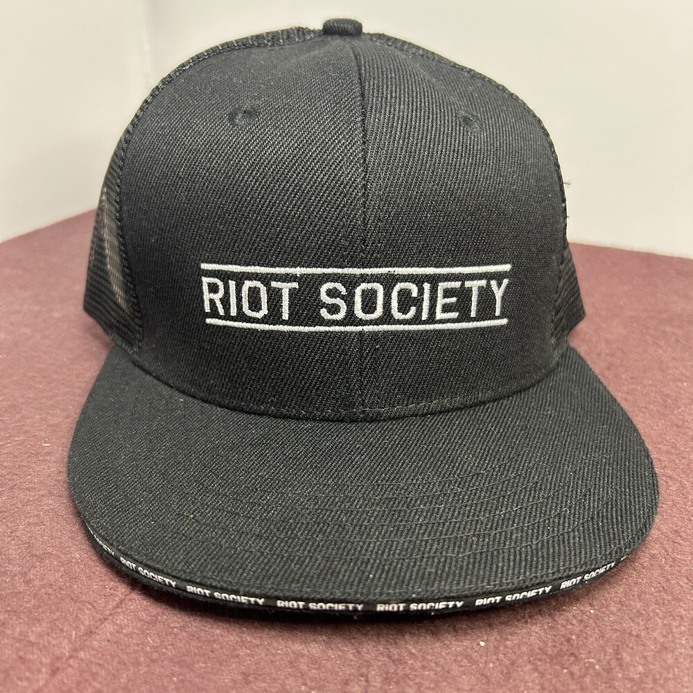 Riot Society Embroidered SnapBack Trucker Hat Skate Streetwear Fashion rvca